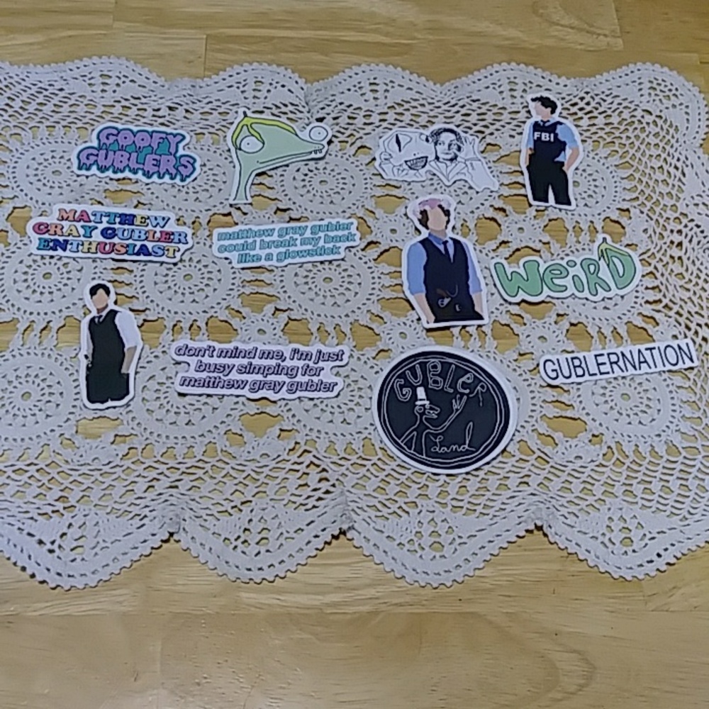 Gublernation sticker set, Fan Art